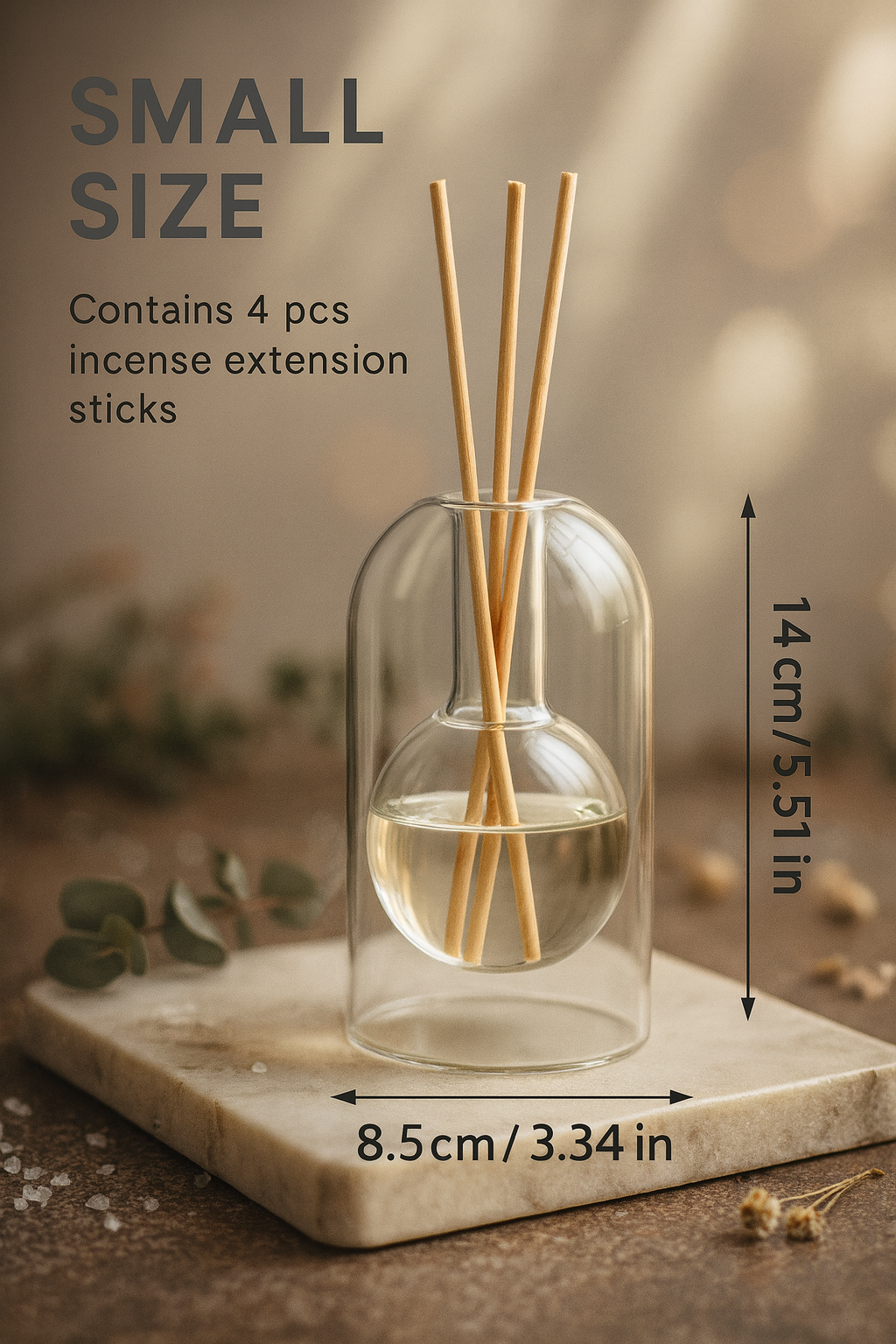Glass Reed Diffuser Bottle