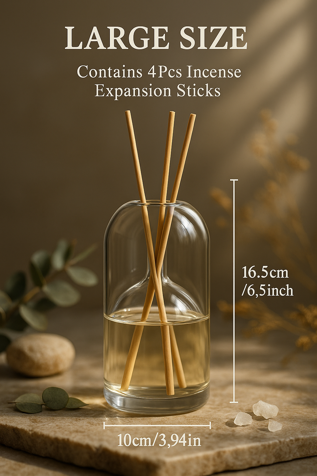 Glass Reed Diffuser Bottle