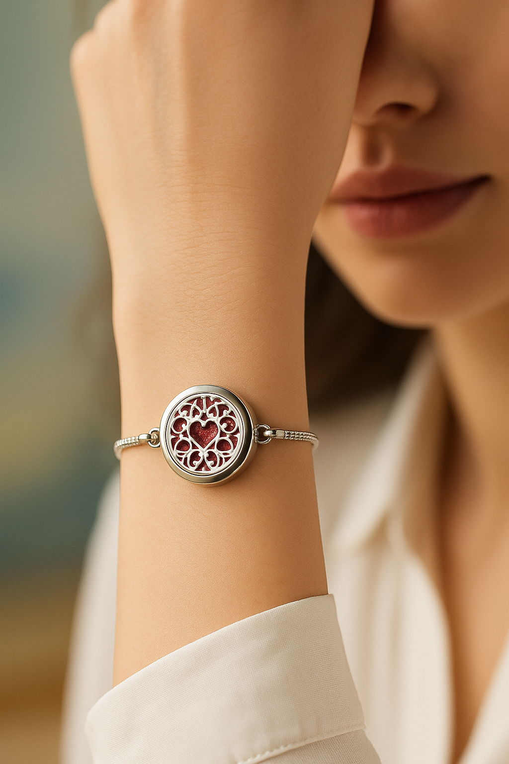 Slider Chain Diffuser Bracelet