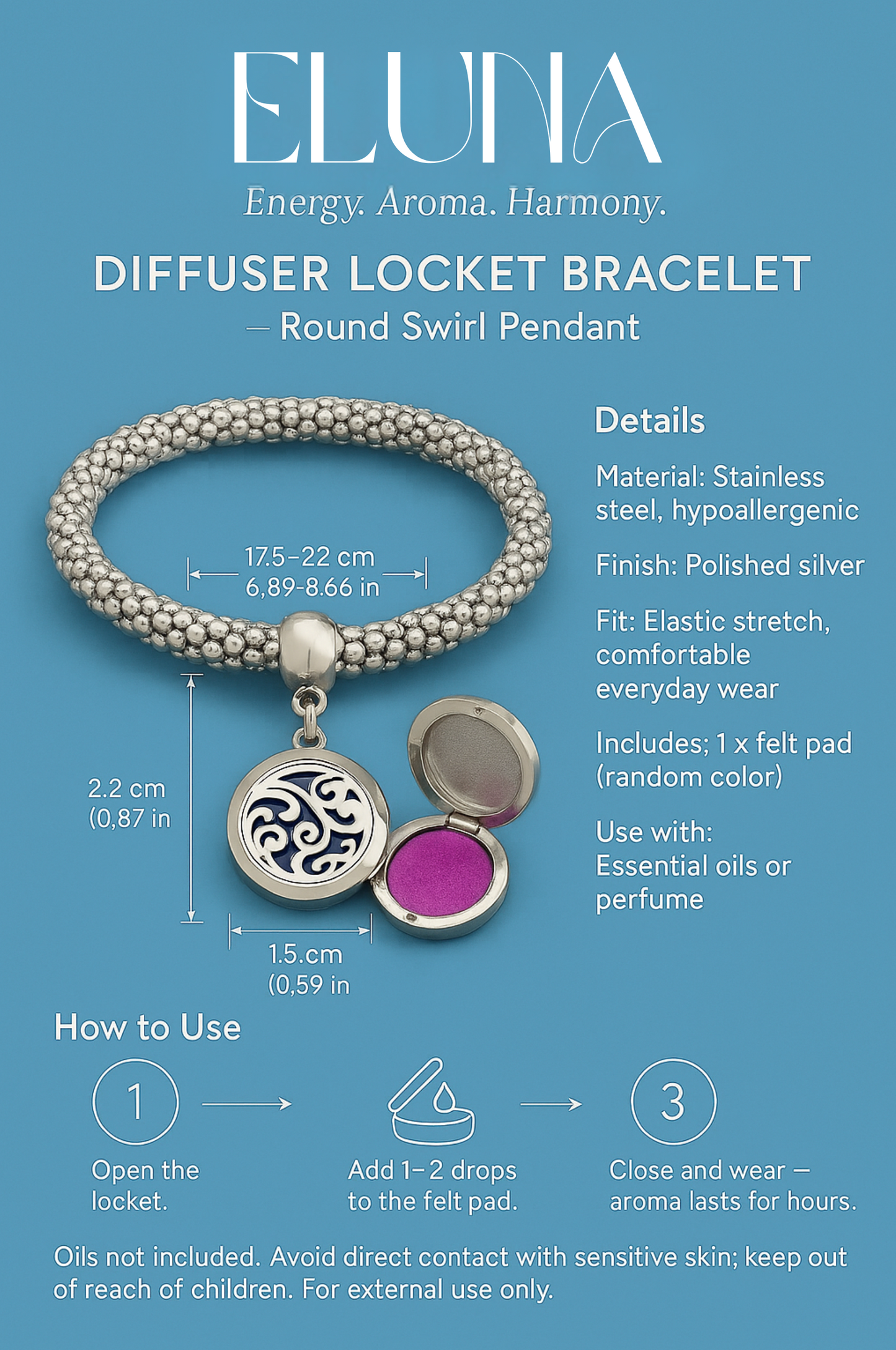 Bracelet with Corn Chain & Hollow Design