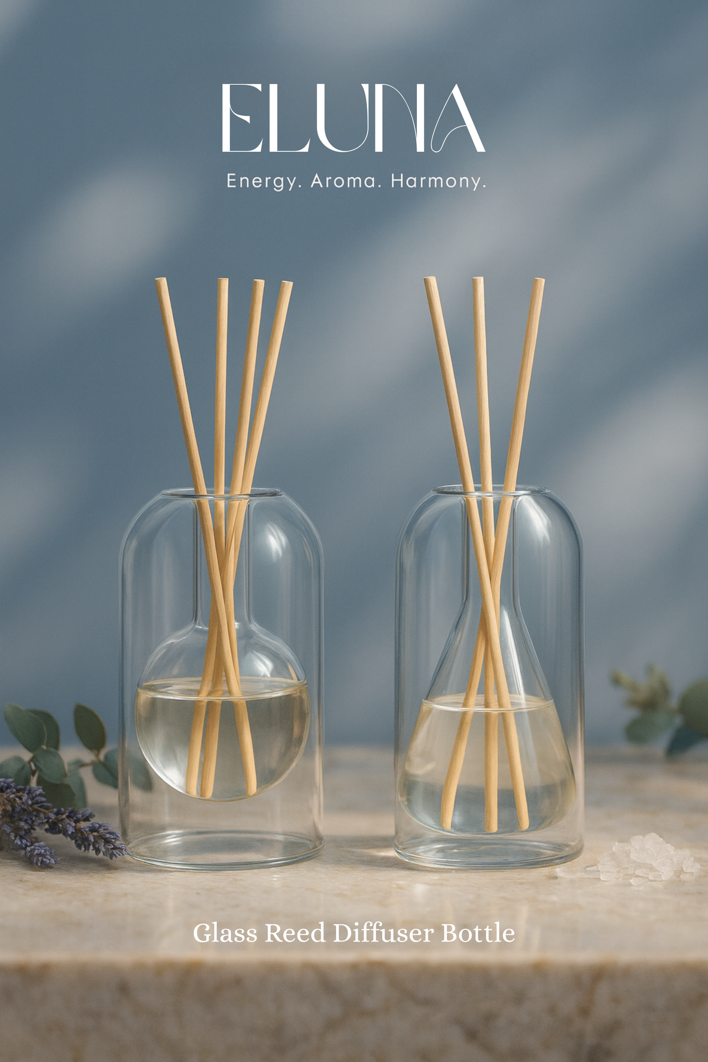 Glass Reed Diffuser Bottle