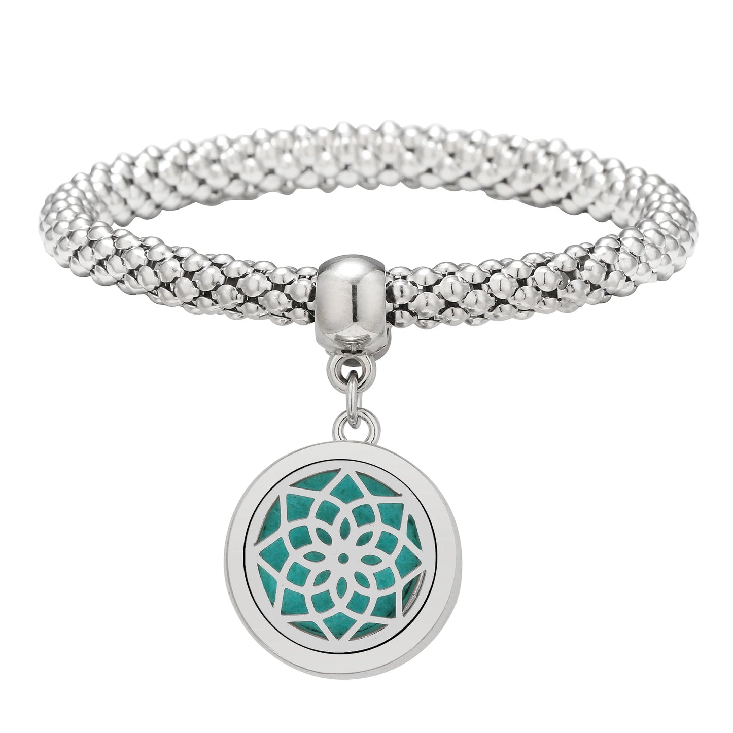 Bracelet with Corn Chain & Hollow Design