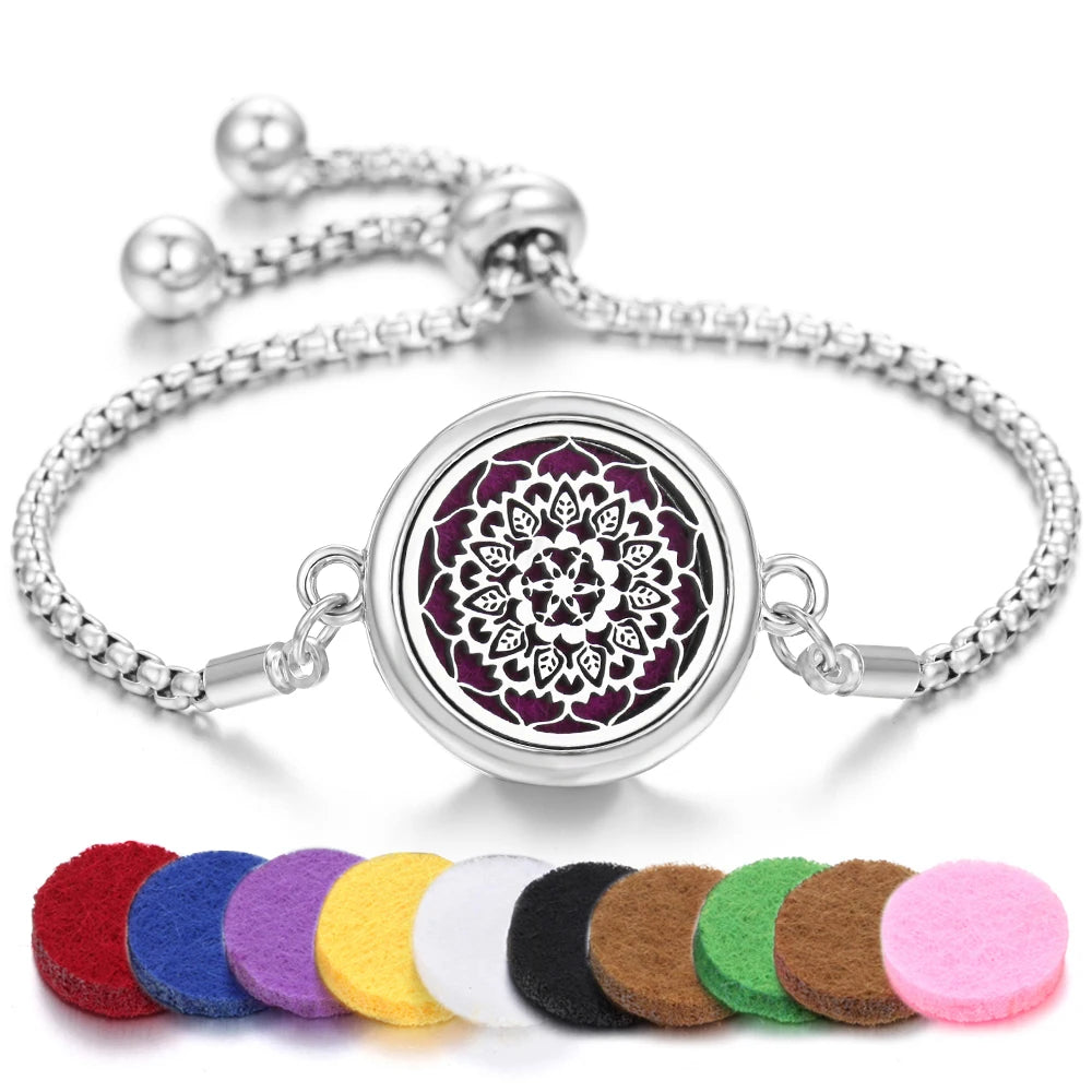 Slider Chain Diffuser Bracelet