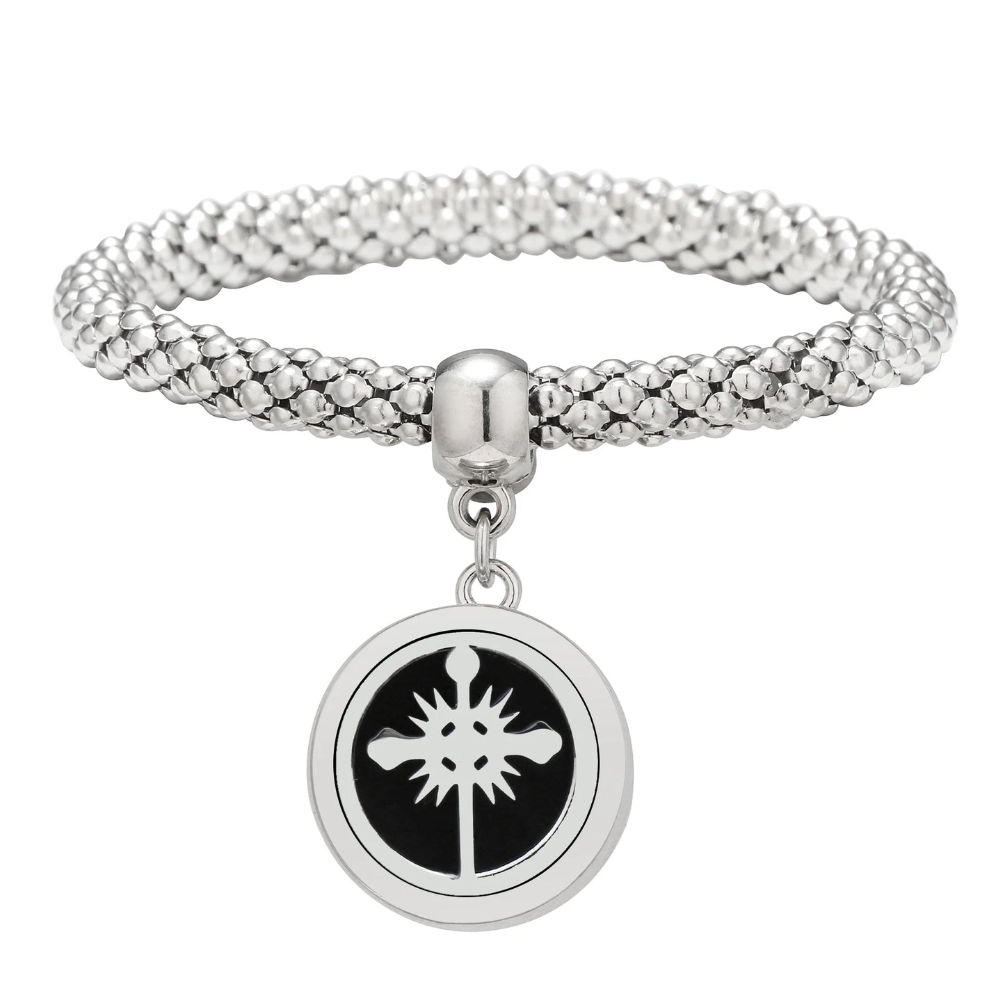 Bracelet with Corn Chain & Hollow Design