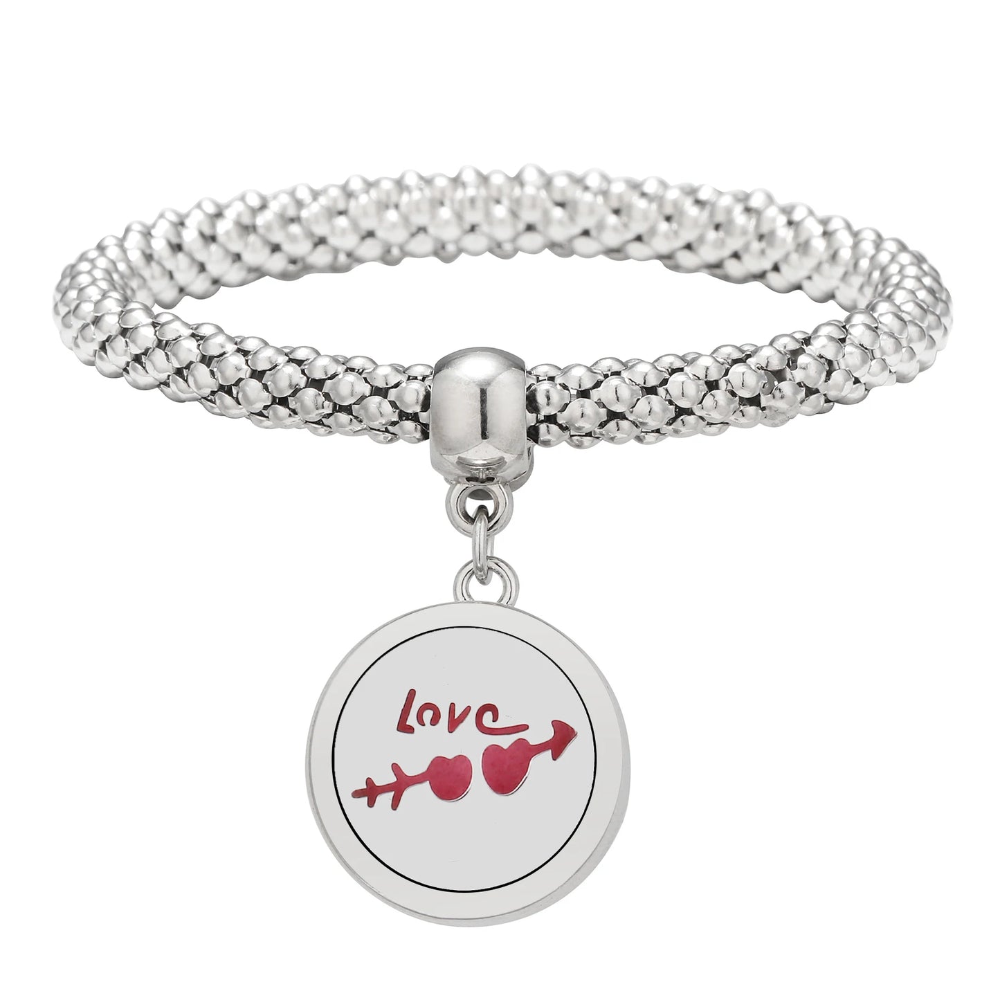 Bracelet with Corn Chain & Hollow Design
