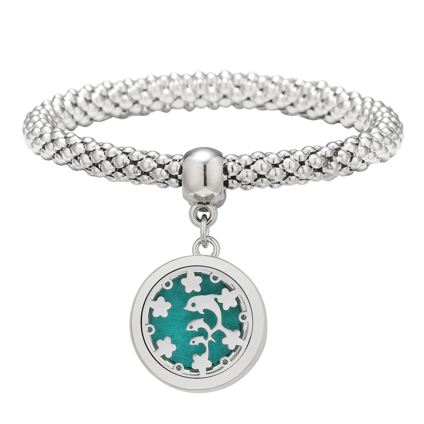Bracelet with Corn Chain & Hollow Design