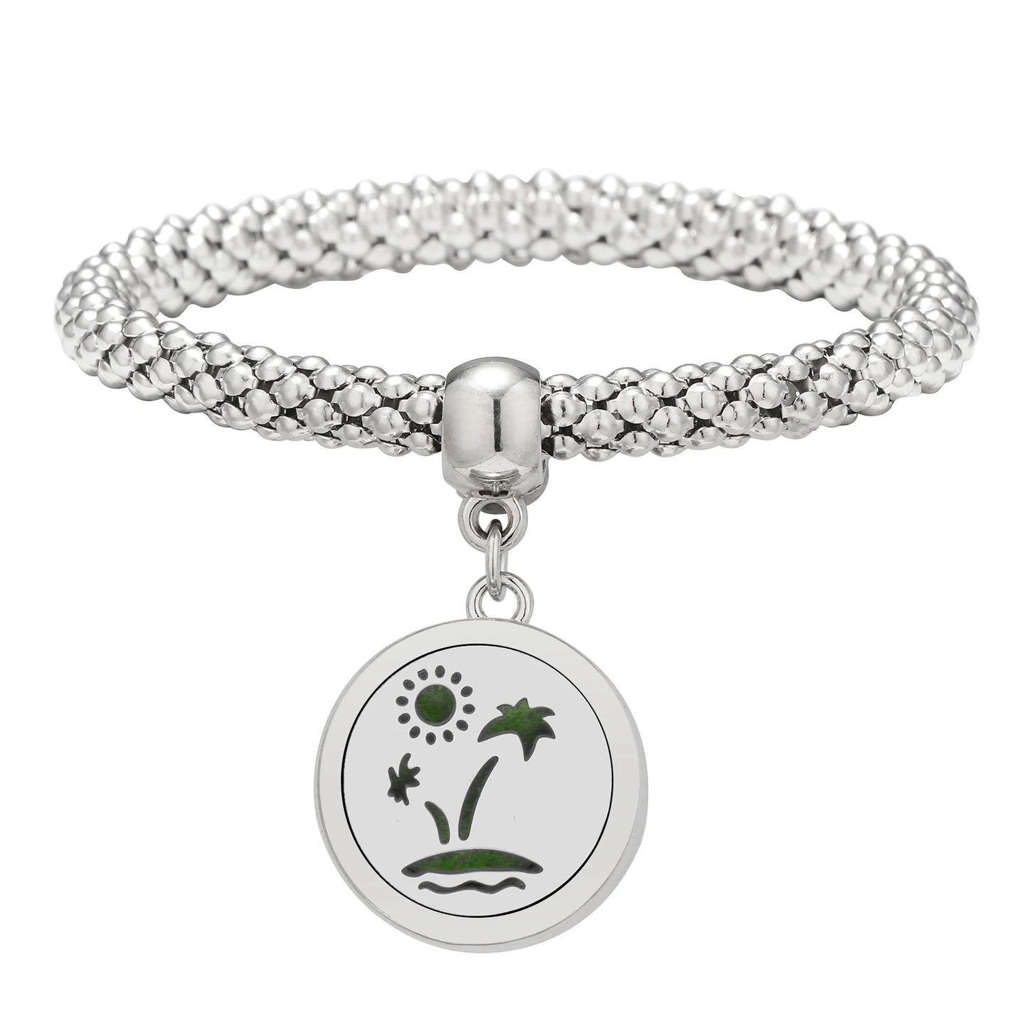 Bracelet with Corn Chain & Hollow Design